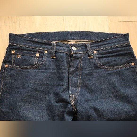 Ralph Lauren Double RL Blue Straight Jeans - Picture 2 of 15